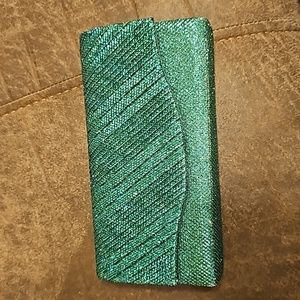 Green Sparkly Clutch